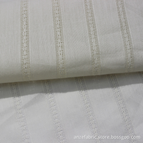 100 cotton dobby fabric off white for dress